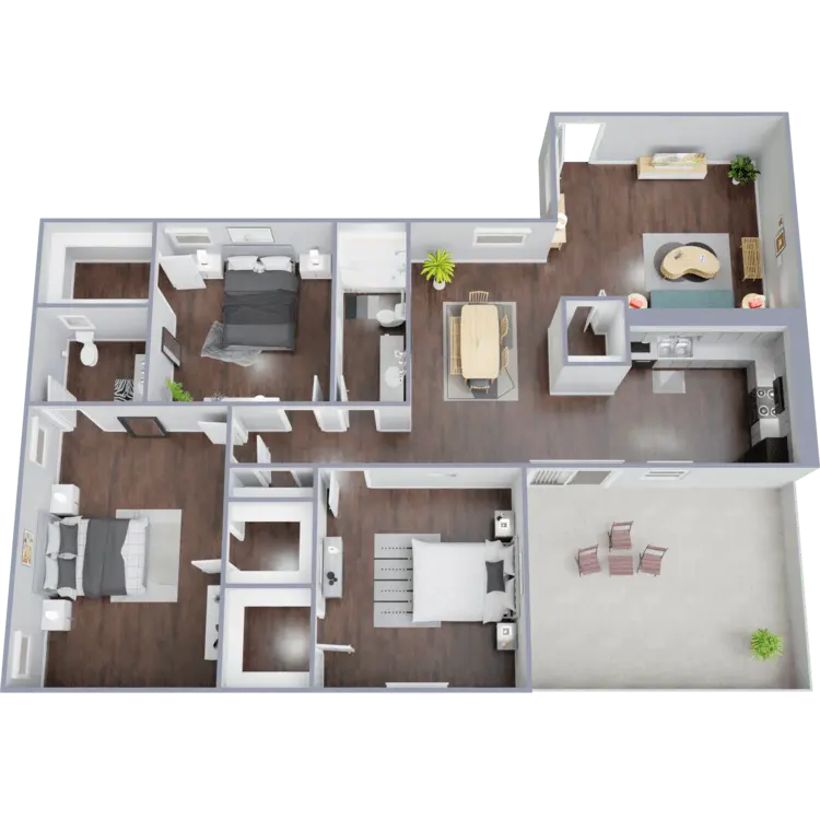 Floor plan: C1-R — Muse